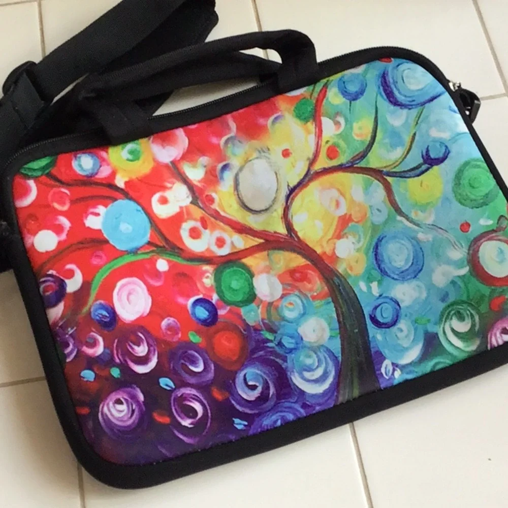 ‘Aupet’ Neoprene Colorful Tree IPad Sleeve